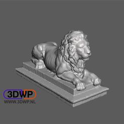 LionStatue.JPG Free STL file Lion Statue (Sculpture 3D Scan)・3D print design to download