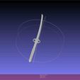 meshlab-2024-01-21-07-04-55-69.jpg Bleach Kuchiki Rukia Sword Printable Assembly