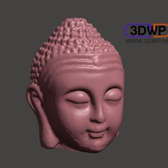 Buddha_Insense_1.jpg Descargar archivo STL Escaneado 3D de la cabeza de Buda (hecho hueco) • Objeto para imprimir en 3D, 3DWP