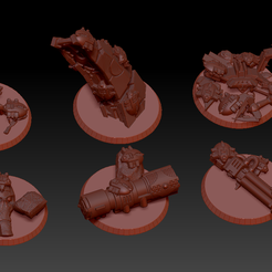 Preview.png Download free file Necron Custom Objective Markers • Object to 3D print, virusesofdeath