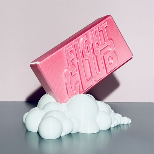 🧼 Fight Club Soap Bar Statue・3D Print with the Bambu Lab 3D