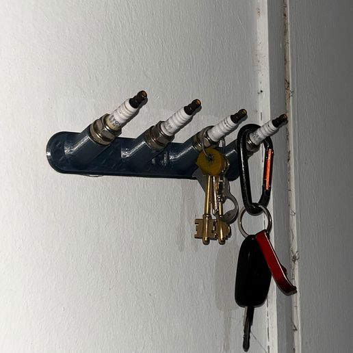 ee5d7c70-6dbb-44a5-b90b-b50d4e0e99d1.jpg Spark Plugs Key Holder Tuning! Key Holder with old / bad Spark Plugs !