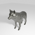 WolfLeftFrontRender.png Low Poly Wolf