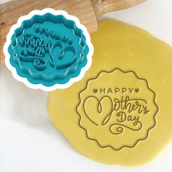 Circle-Mother-Day-Cookie-Cutter.jpg Circle Mother Day Cookie Cutter