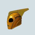 HZJE6128.jpg Rocketeer 3D printable helmet, including plaster molds for lens thermoforming bucks