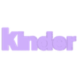 Kinder 1.stl Kinder Logo