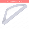 1-5_Of_Pie~8.25in-cookiecutter-only2.png Slice (1∕5) of Pie Cookie Cutter 8.25in / 21cm