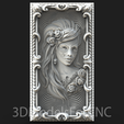 3.png 3D Model STL File for CNC Router Laser & 3D Printer Mexico Muertos Woman Pack