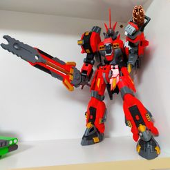 Azure Beowulf  - 3D Print Articulated Action Figure - (Based on Alteisen Riese)