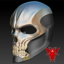 Skull-2.png OBJ file TACTICAL SKULL MASK - TACTICAL SKULL MASK・3D printing idea to download