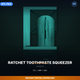 00_enhanced_hero.png Трещоточный соковыжиматель для зубной пасты, печать на месте, ролик - 3D-печатный STL-файл