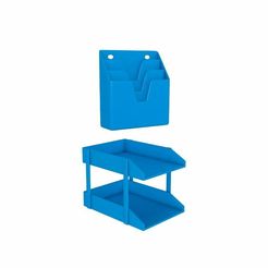 8653333.jpg 3D file Desk File Holder Stl file/Horizontal Folder・3D printing model to download