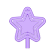 2A Tripple Star Top Xmas Decoration.stl Christmas Tree Triple Star Topper With One Piece Articulating Inner Star - Or CosPlay Staff Topper
