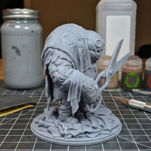 👹 Patchwork Juggernaut - Ragdoll Golem | 50mm Construct with Giant ...