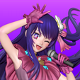 Additional-Eye.png 3D file Hoshino Ai- Oshi No Ko Anime Figurine STL for 3D Printing・3D printer design to download