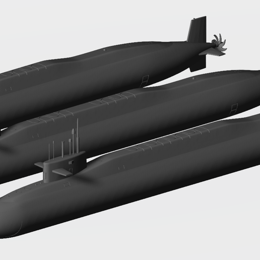 1/200 ARIHANT CLASS SSBN SCALE MODEL 3D model