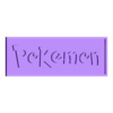 logo.stl Pokeball Pokemon Plateau display tile Easy to print