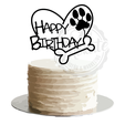Topper-Dog-HBD-01-Cake@2x.png Dog Happy birthday - Cake topper