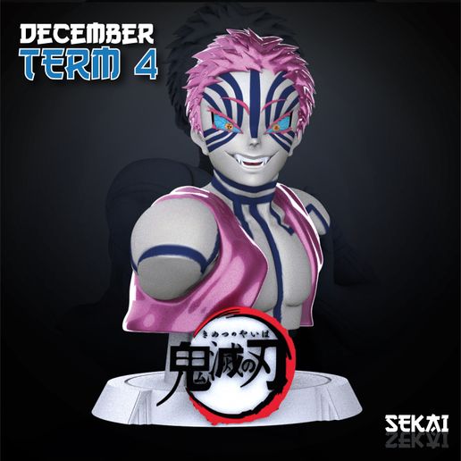Akasa Bust - Sekai 3D Models - Tested and Ready for 3D printing 3D model