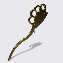 Shapr-Image-2023-06-10-151348.png STL file brass knuckles shifter・3D printing template to download