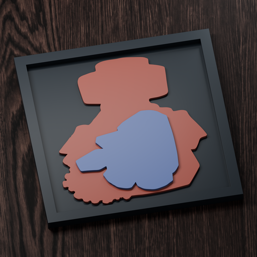 Probopass Line - Pokemon Silhouette Frame | Normal, Inverse & Scaled STL