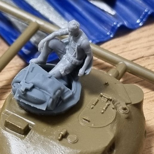 🪖 M48A3 tank commander cupola M1 G305 riser open hatch・ STL File for 3D ...