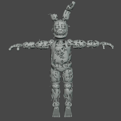 Springtrap.png FIVE NIGHTS AT FREDDY'S Springtrap FILES FOR COSPLAY OR ANIMATRONICS