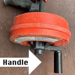 6.jpg Handle - Compatible with Ridgid Powerspin Drain Snake