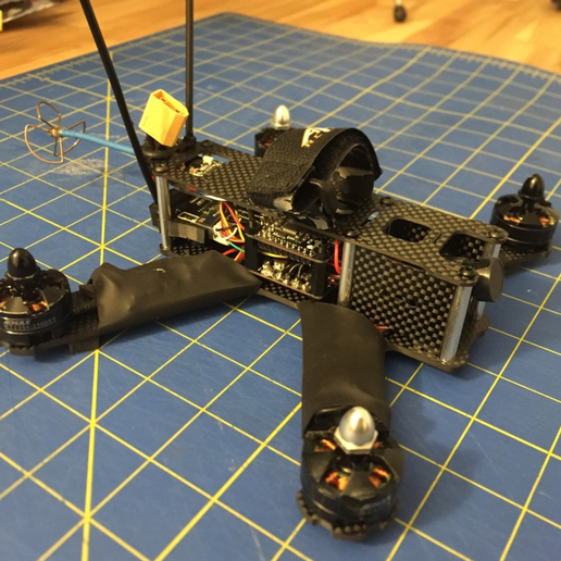 D4R-II Mount QAV210 / Crazypony H210 - 3D model önizlemesi