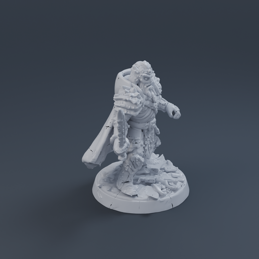 Ice Lord 3D printable STL miniature