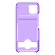 Phone case stand.stl GOOGLE PIXEL 4 SLIM CASE WITH 2 CARD STOW & STAND SLOTS