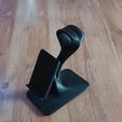 20230923_073703.jpg HEADPHONE STAND WITH PHONE STAND - Model 13 - smooth surface version