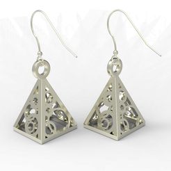 Pyramid.jpg Pyramid Earrings/Pendant