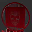 Screenshot_2.png Suspended - Scary Skull - Thread Art STL