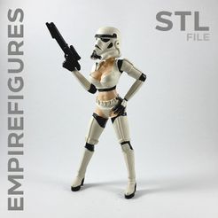 StormtrooperB03.jpg 3D file SEXY STORMTROOPER B・3D printable design to download, EmpireFigures
