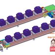 industrial-3D-model-multi-station-conveyor2.jpg modelo industrial 3D transportador multipuesto