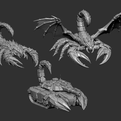 SCORPION ROBOT 3D – Mech, Armor & Dragon Collection