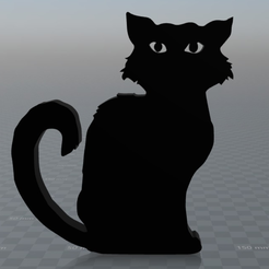 Capture d’écran 2017-09-29 à 16.21.03.png Free STL file Black cat・Design to download and 3D print
