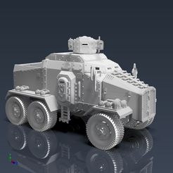 Ens-taurox-transport-de-troupe-LANCE-FLAMME.jpg 3D file Astra Truck "Trouper version・3D printable model to download