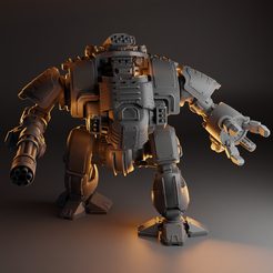qwre.png 3D file Tremendously Retrofuturistic Heavy Plated Thicc Boi・3D printable model to download