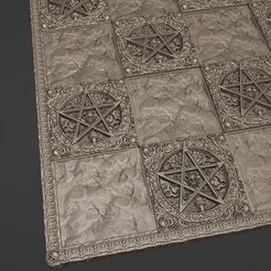 full1.jpg Fichier STL Echiquier gothique・Idée pour impression 3D à télécharger