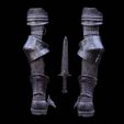 0024.jpg SOUL OF CINDER Arm Gauntlets Armor STL Fan Art Model