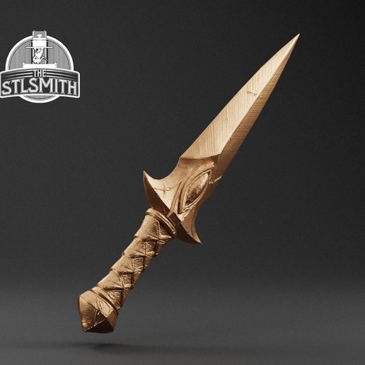 Rune Dagger Runescape Dragonwilds Life Size Prop STL