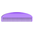 customized_hair_comb_no2.stl Download free STL file Customizable Comb • 3D printer template, MightyNozzle