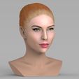 untitled.165.jpg Beautiful redhead woman bust ready for full color 3D printing TYPE 6
