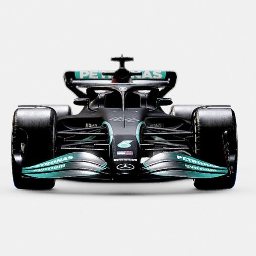 Mercedes W13 Concept F1 – Modello 3D gratuito STL