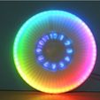 4519f45ae9df37d87ad2db9c3c195a42_preview_featured.jpg Download free STL file ANIMATED RGB WALL CLOCK • 3D print template, TheTNR