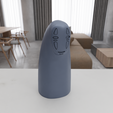 HighQuality.png 3D Kaonashi from Spirited Away Decor and Ghost Face with 3D Stl Files & 3D Printing, No Face, 3D Figure Print, Figure Body, 3D Printed Decor
