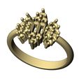 Clusters-diamond-ring-size7-8-06.jpg Fichier STL Antique bague baguette en diamant grappes Us tailles 7 8 Modèle d'impression 3D・Modèle pour imprimante 3D à télécharger