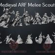 Render-2.jpg Medieval ARF Melee Scouts Squad - Legion Scale